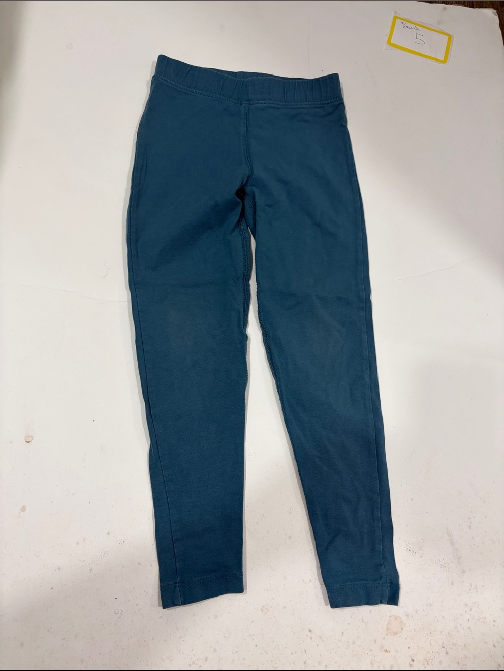 Primary Deep Teal Girls Stretch Leggings